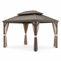 Aluminium-Pavillon 300x400cm mit Polyester-Vorhängen