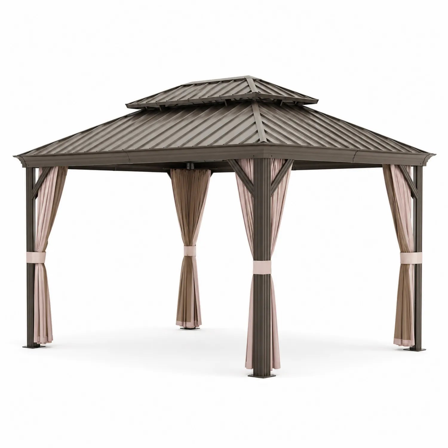 Aluminium-Pavillon 300x400cm mit Polyester-Vorhängen