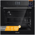 Grill EB8017TFT, Fassungsvermögen 72L, Wärmeschutzverglasung, Soft-Close Tür, Pizzafunktion Umluft Heißluft, Teleskopvollauszüge, Leistung 3,2kW