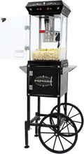 Wagen 8 OZ Kessel Popcornmaschine Groß Popcornmaschine mit, in Schwarz