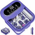 Elektrische Rotationsmassage Foot Spa, Blase, blau, Temperaturkontrolle und 24 motorisierten Shiatsu-Massagebällen