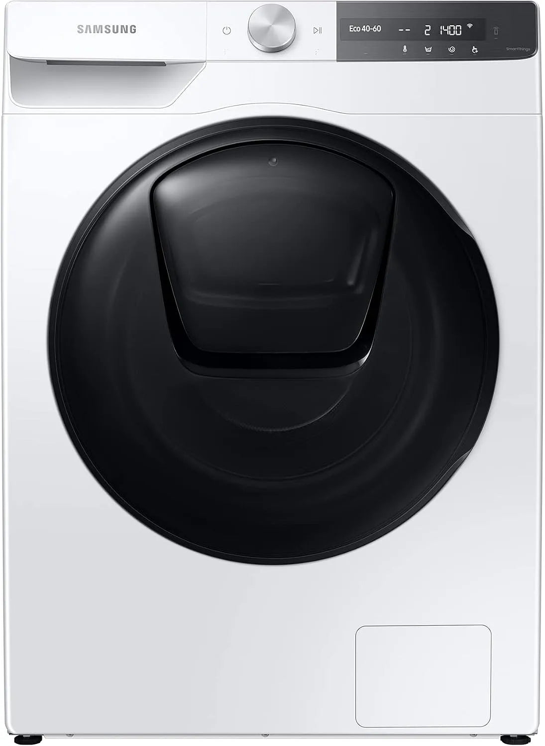 Samsung Waschmaschine WW81T854ABT/S2 1400, Gewicht 8 kg, min, QuickDrive ECO, Ecobubble, AddWash, Hygiene-Dampfprogramm, Weiß