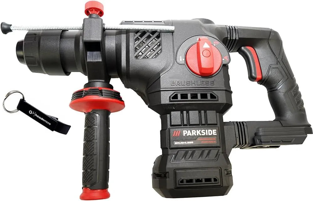Parkside HEADNMORE Bundle PKHAP 2058, PERFORMANCE 20V Akku Kombihammer A1 + HEADNMORE Schlüsselanhänger, ohne Akku