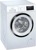 Siemens Waschmaschine WM14N123 iQ300 1400, Breite 60cm, Outdoor-Programm, UpM, Weiß, Frontbeladung mit 7kg Fassungsvermögen, speedPack L