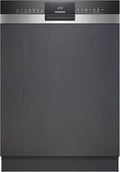 Siemens Geschirrspüler SN53ES27AE iQ300, Gebürsteter Stahl, ckkorb, automatische Türöffnung, Automatikprogramme, Smarter Teilintegrierter 60 cm