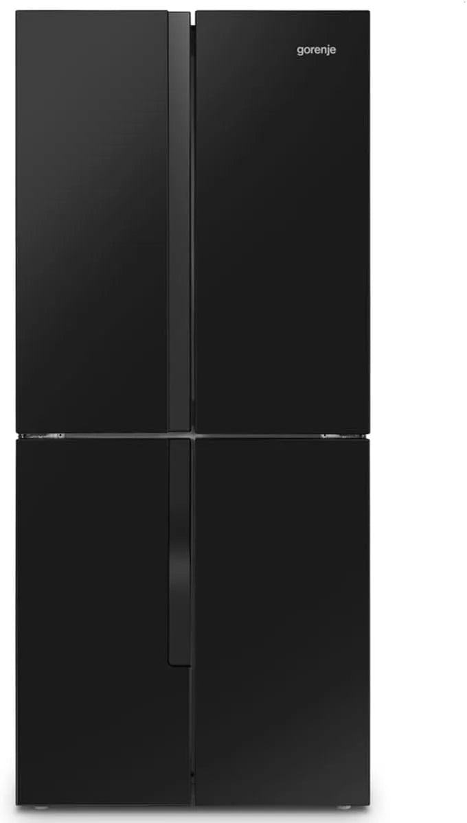 Gorenje Modell NRM818EMB, French Door Kühl-Gefrier-Kombination in Schwarz