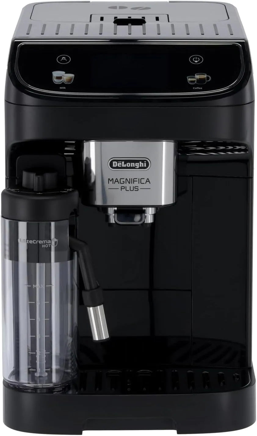 De'Longhi Kaffeevollautomat ECAM320.60.B, Magnifica Plus, x2 Funktion, 4 Rezepte, Extra-Shot Funktion, Soft Touch Farbdisplay, in Schwarz