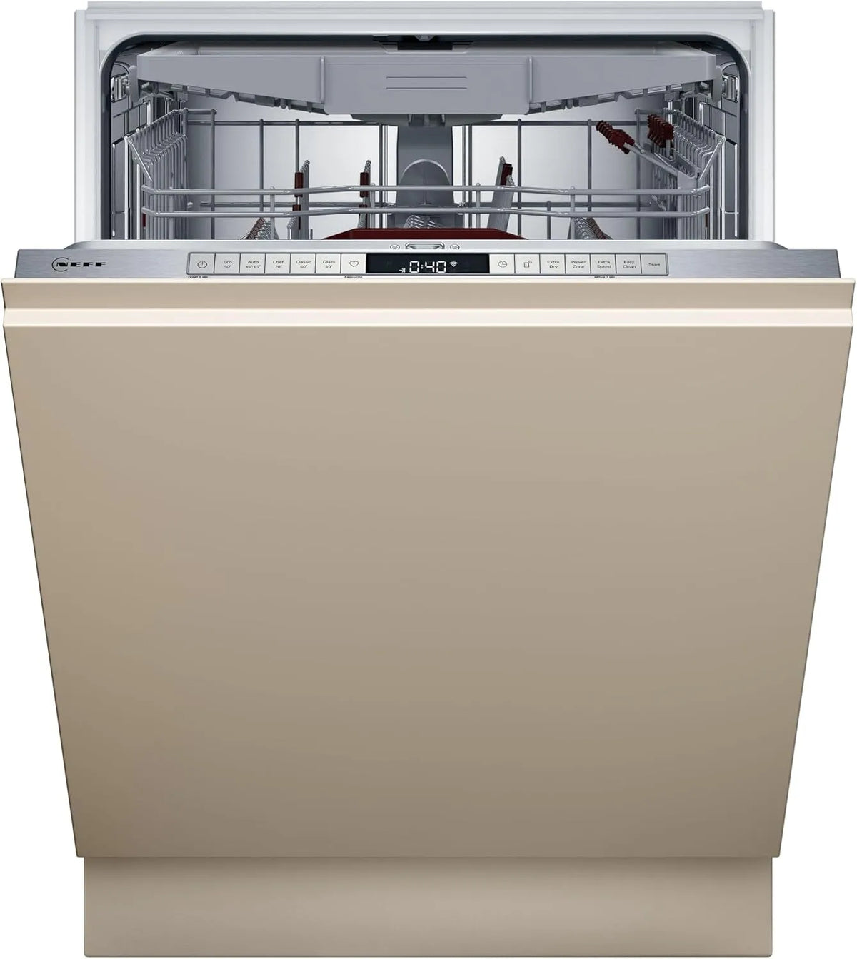 Neff Geschirrspüler S197TCX00E, N 70, Smarter Vollintegriert, Breite 60cm, 6 Betriebsprogramme für mehr Komfort, Made in Germany, Zeolith-Trocknung