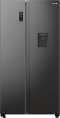 Gorenje Kühl-Gefrierkombination NRR 9185, Inverter-Kompressor, Made in Europe, NoFrostPlus, ConvertActive Zone, in Schwarz, Breite 178,6 cm, EEK