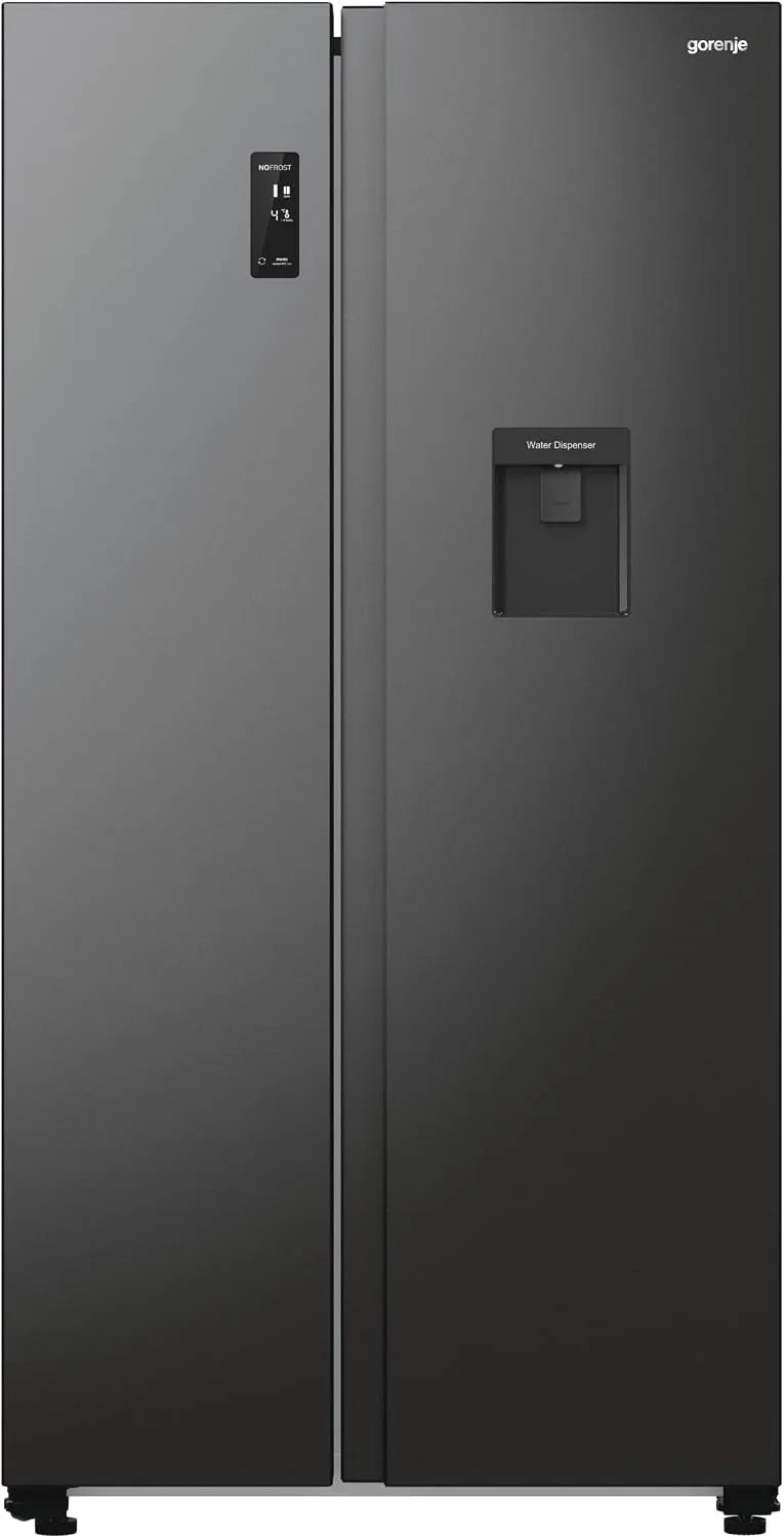 Gorenje Kühl-Gefrierkombination NRR 9185, Inverter-Kompressor, Made in Europe, NoFrostPlus, ConvertActive Zone, in Schwarz, Breite 178,6 cm, EEK