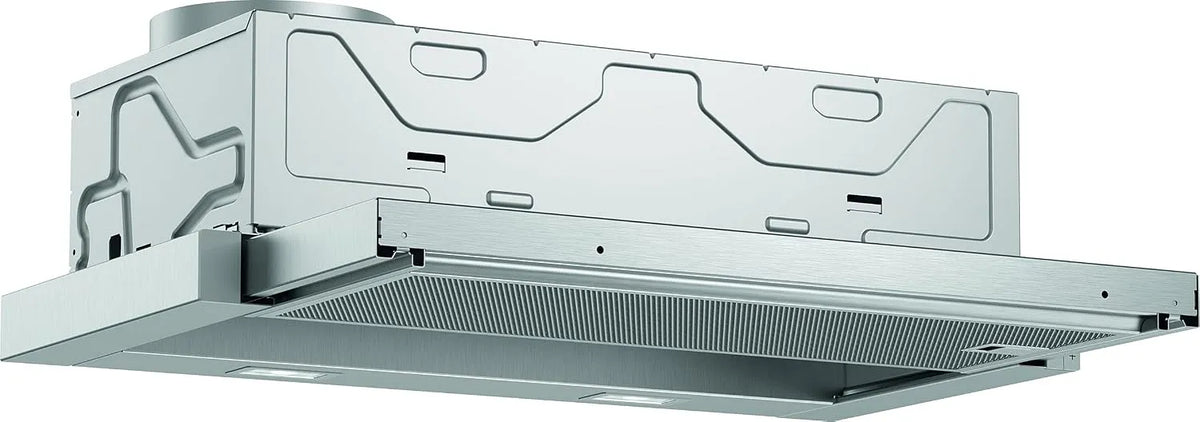 Bosch Modell, Serie 4 Flachschirmhaube DFL064A52, 60 cm breit, Um- & Abluft, LED-Beleuchtung gleichmäßige Ausleuchtung, Made in Germany, Silber