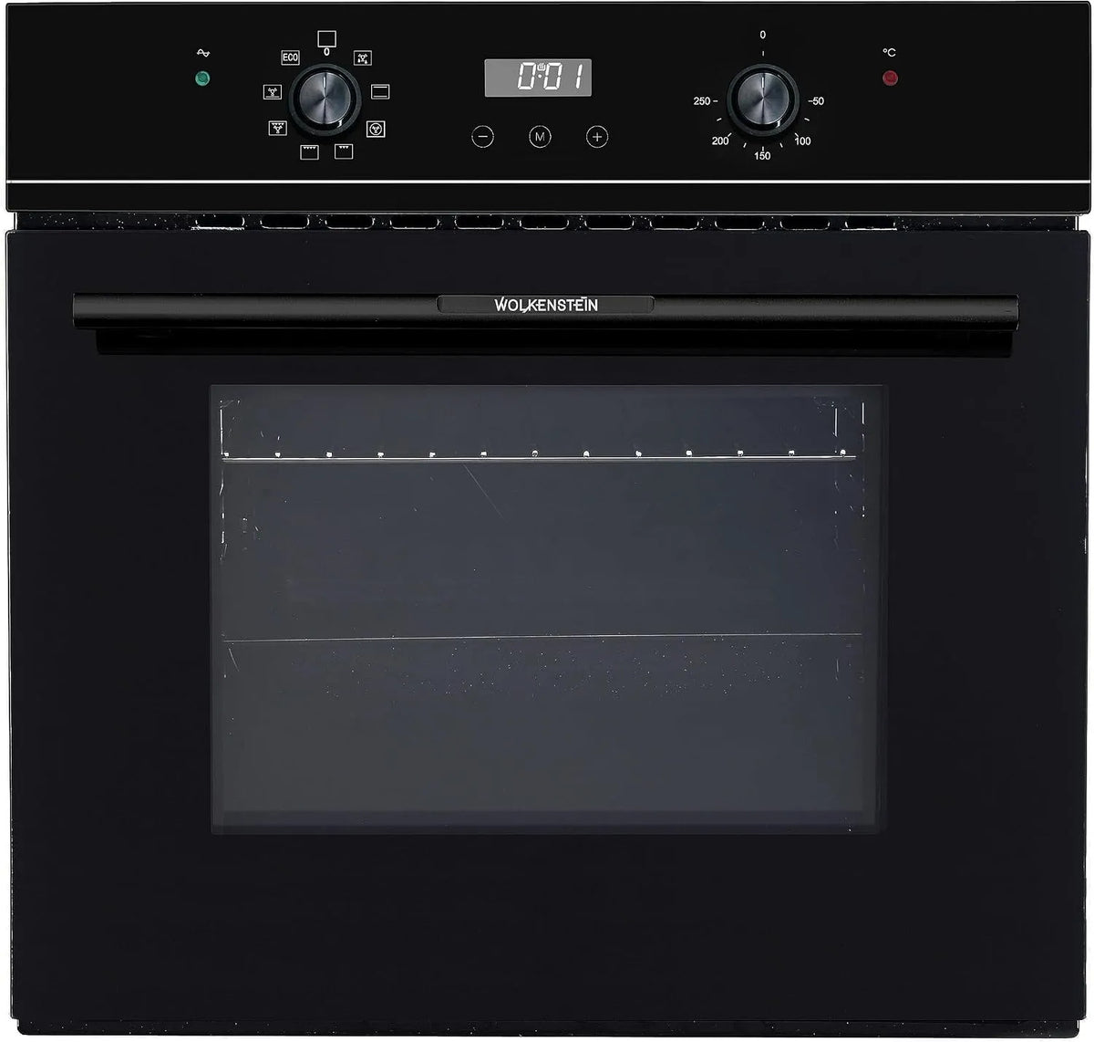 Backofen WMO 90 WOLKENSTEIN Einbau, 8 Backofenfunktionen, Softclose, Energieeffizienzklasse A, Fassungsvermögen 66 L, 2300 Watt, Digitaltimer