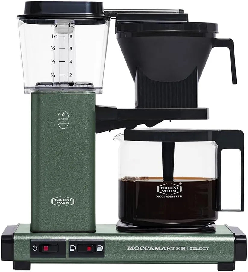 Kaffeemaschine 53991, Fassungsvermögen 1.25 Liter, Moccamaster KBG Select, Filterkaffeemaschine, Forest Green