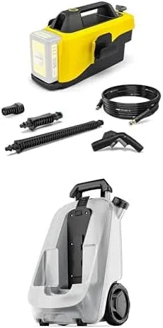 Kärcher mobiler Niederdruckreiniger WT 12, Fassungsvermögen 12 l, Gelb + l Wasser Trolley, Mobile OC 6-18, Mitteldruck 24 bar, Flexschlauch 4m