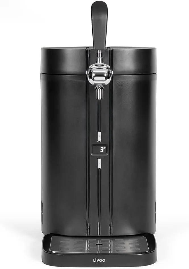 Modell DOM511-Leistung 60W DOM511-60W LIVOO, kompatibel mit 5 l, 50 dB, 3 bis 12 °C, Bierzapfanlage