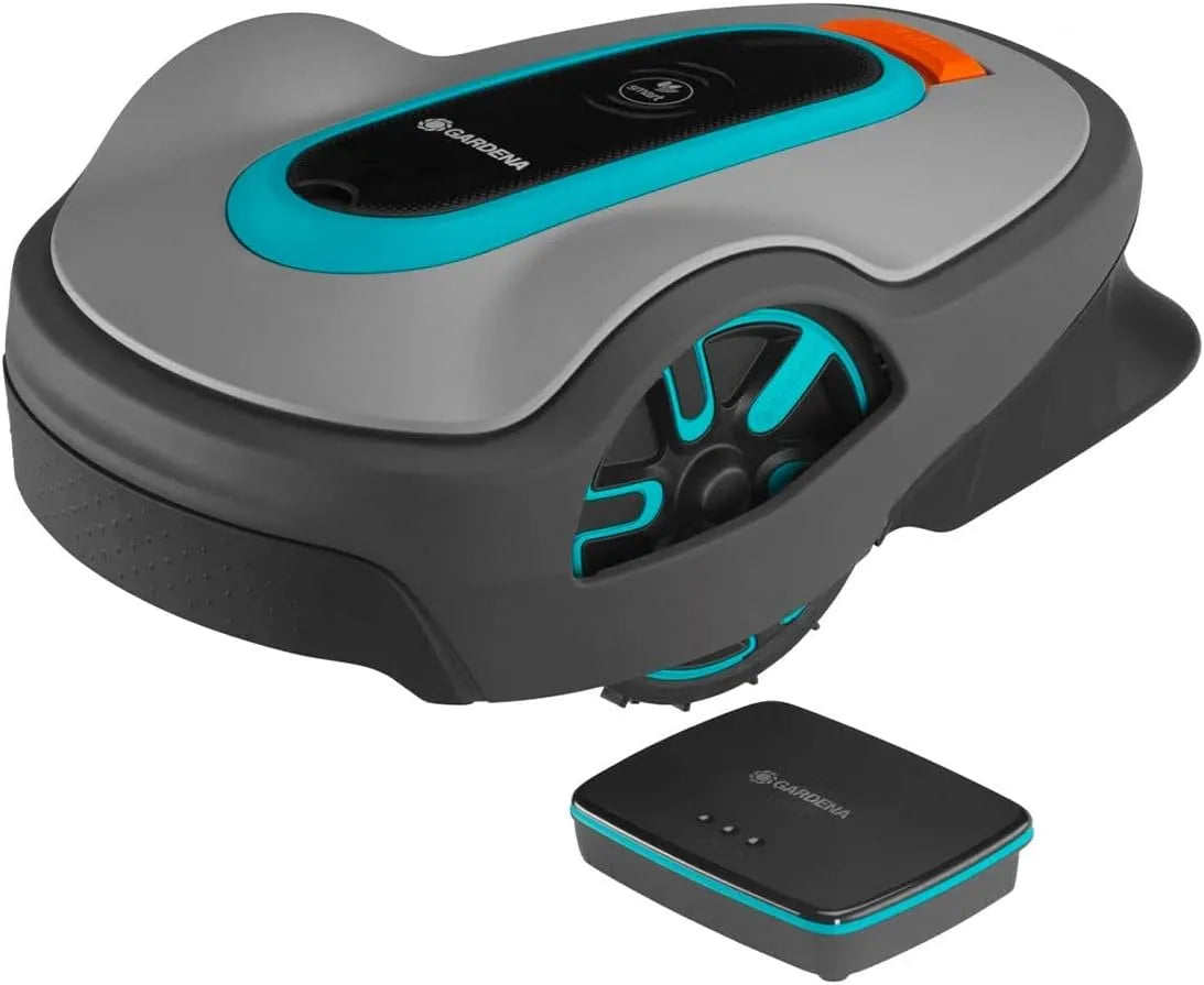 Smart SILENO Life ² Set: Innovative LONA AI-Technologie 19702-60 Gardena Mähroboter, für Steigungen bis zu 35 Prozent, inklusive. smart Gateway