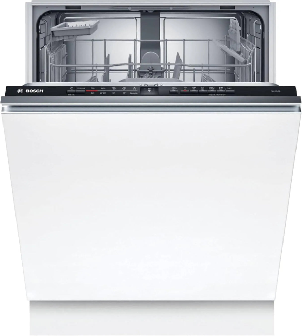 Bosch Geschirrspüler SMV2HTX08E, Serie 2 Vollintegrierter, Breite 60 cm, Smart Start, Programm Download, Info Light, Geprüfte Hygiene Qualität