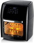 Heißluftfritteuse GOURMETmaxx Digitale, Fassungsvermögen 12L XXL-Ofen, Leistung 1800 W, 8 Betriebsprogramme, Airfryer mit Timerfunktion, Touchdisplay
