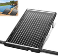 Pool Aufun Sonnenkollektor, Garten, Gartendusche, Poolheizung Solar 110x69x14 cm Solarheizung 10000 L/h Höhenverstellbar 38mm Anschluss
