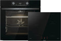 Gorenje Kochfeld GI6401BSC BOS6737E06BG, Fassungsvermögen 77L, Made in Europe, AirFry, in Schwarz, PizzaMode 300°C, ExtraSteam, PerfectGrill