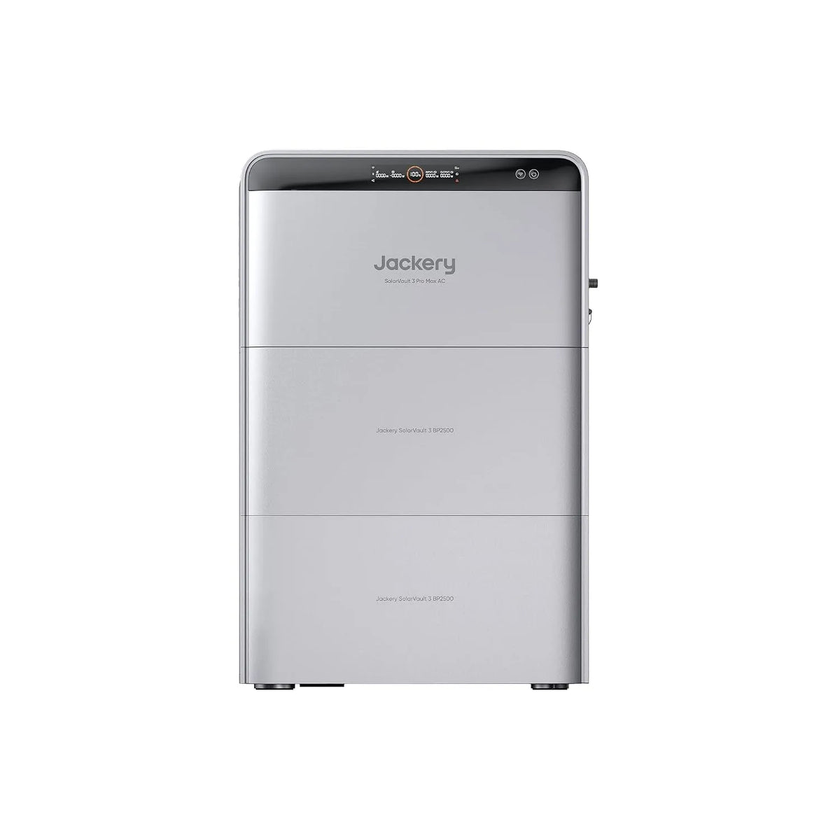 3 Pro Max AC Solarspeicher für Balkonkraftwerk Jackery SolarVault, 5,04 kWh, Leistung 3680 W Bypass, Leistung 2500W Einspeisung, AC-gekoppelt