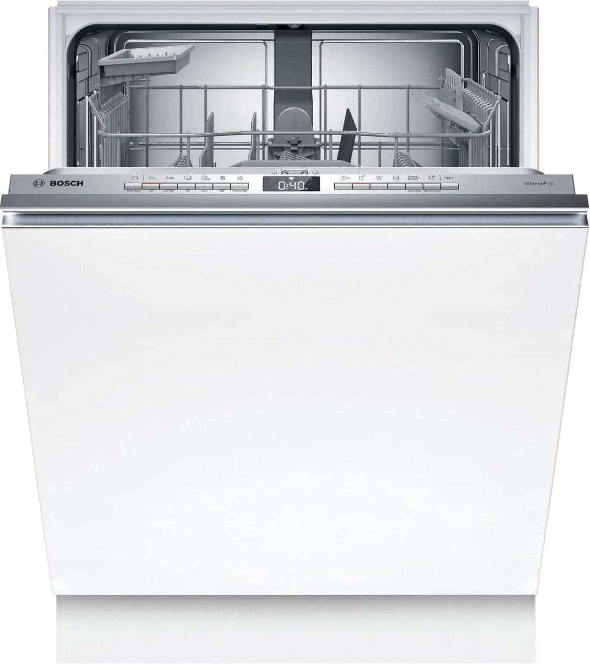 Bosch Geschirrspüler SMV4EAX28E, Serie 4, Smarter Vollintegriert 60 cm, Spülmaschine Made in Germany, ckkorb, besonders Leise, Extra Trocknen
