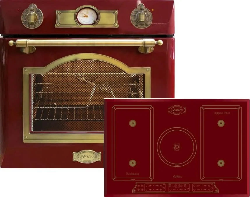 Induktionskochfeld 6355 KCT 7797, Einbau Backofen Kaiser Eh RotEm + Kaiser RotEm 77 cm, Backofen Kochfeld Kombination, Drehspieß, Selbstreinigung