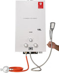 Warmwasserbereiter, mit CE-Zertifizierun, Fassungsvermögen 18L 36KW Tragbarer Gas Durchlauferhitzer mit Gasdruckregler