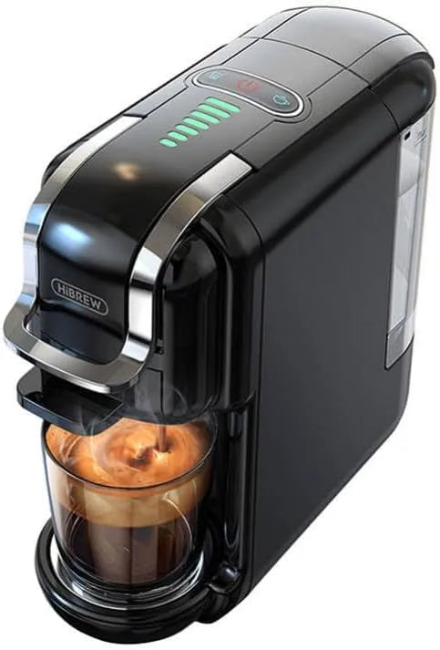 Kaffeemaschine 5-in-1-Kapsel-Kaffeemaschine H2B, in Schwarz