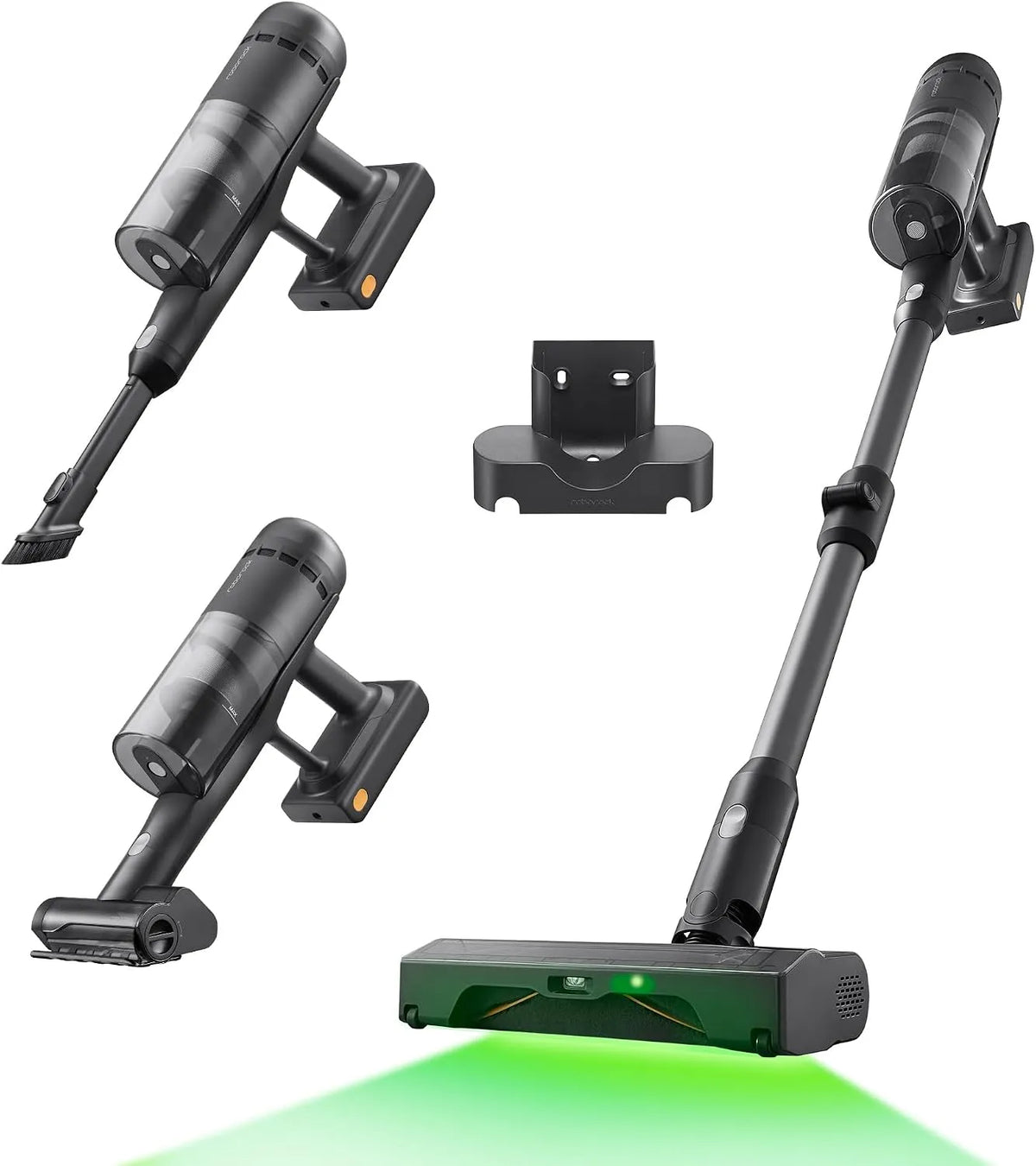 Roborock Staubsauger H60 210AW, 90 Min Laufzeit, Saugleistung, Anti-Verhedderungsbürste für Teppiche, Ultra kabelloser, 90° Flexibler Saugrohr