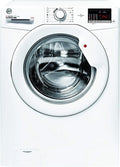 Hoover Waschmaschine H-WASH 300 H3W492DE-S 1400, Gewicht 9 kg, Spezielle Extra Care-Programme zur Wäschepflege, Min, Symbolblende