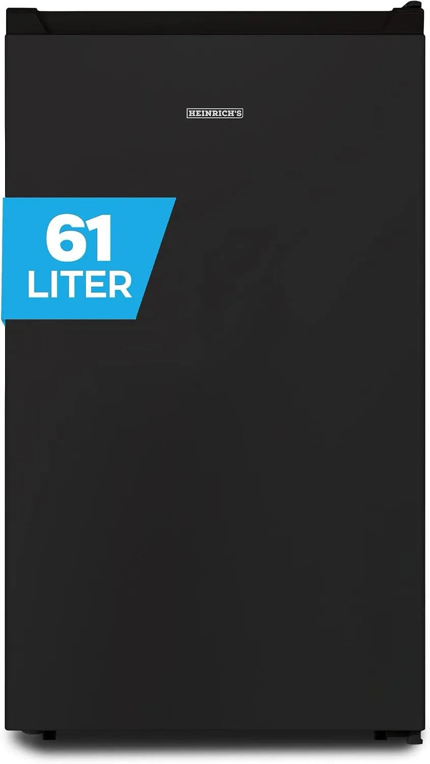 Gefrierschrank Heinrich´s, Fassungsvermögen 61Liter, 18°C Freezer 3x Gefrierschublade, 7 Stufen Temperaturregler, Mini, Airflow, in Schwarz