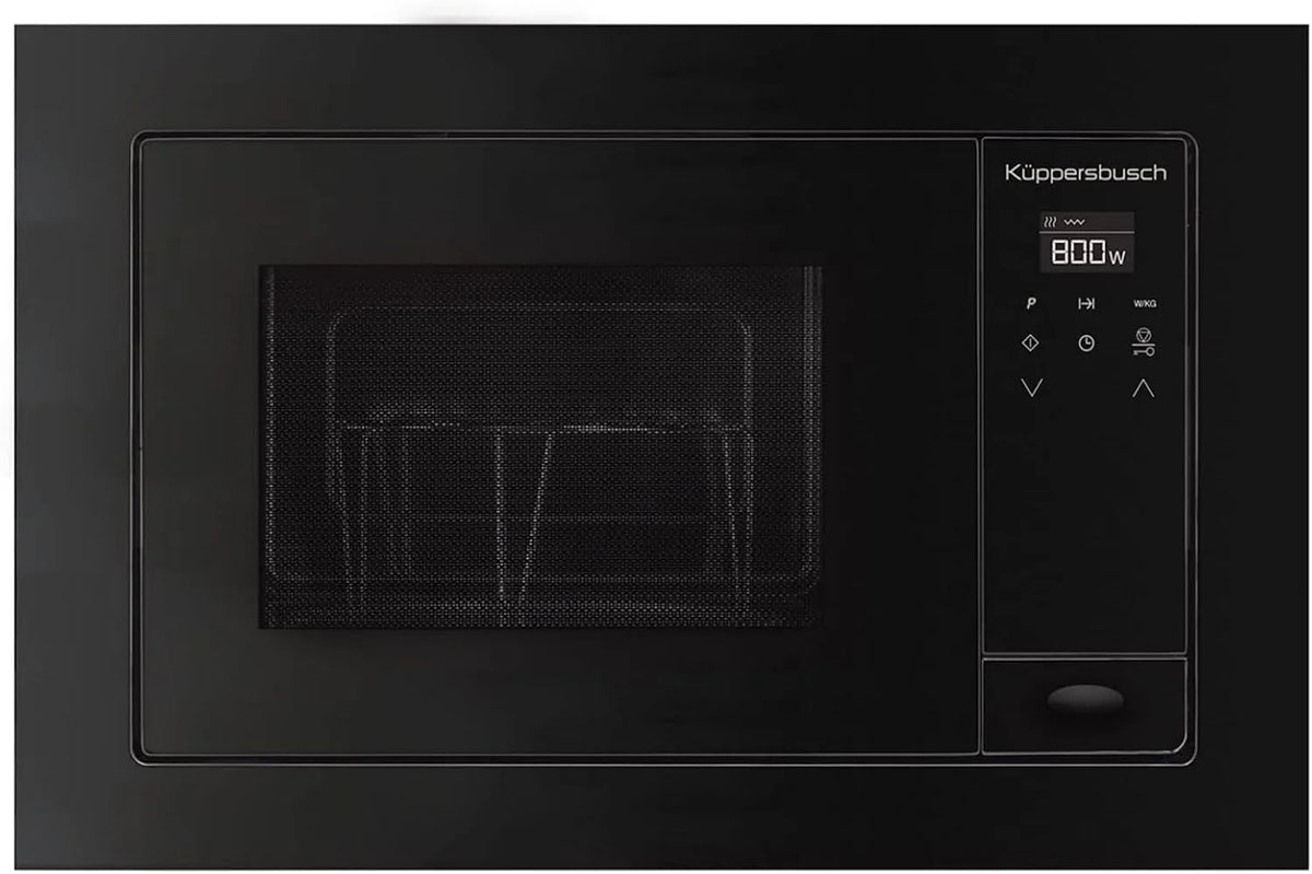 Mikrowelle M6120.0S Küppersbusch Einbau, Glas, Metall, in Schwarz
