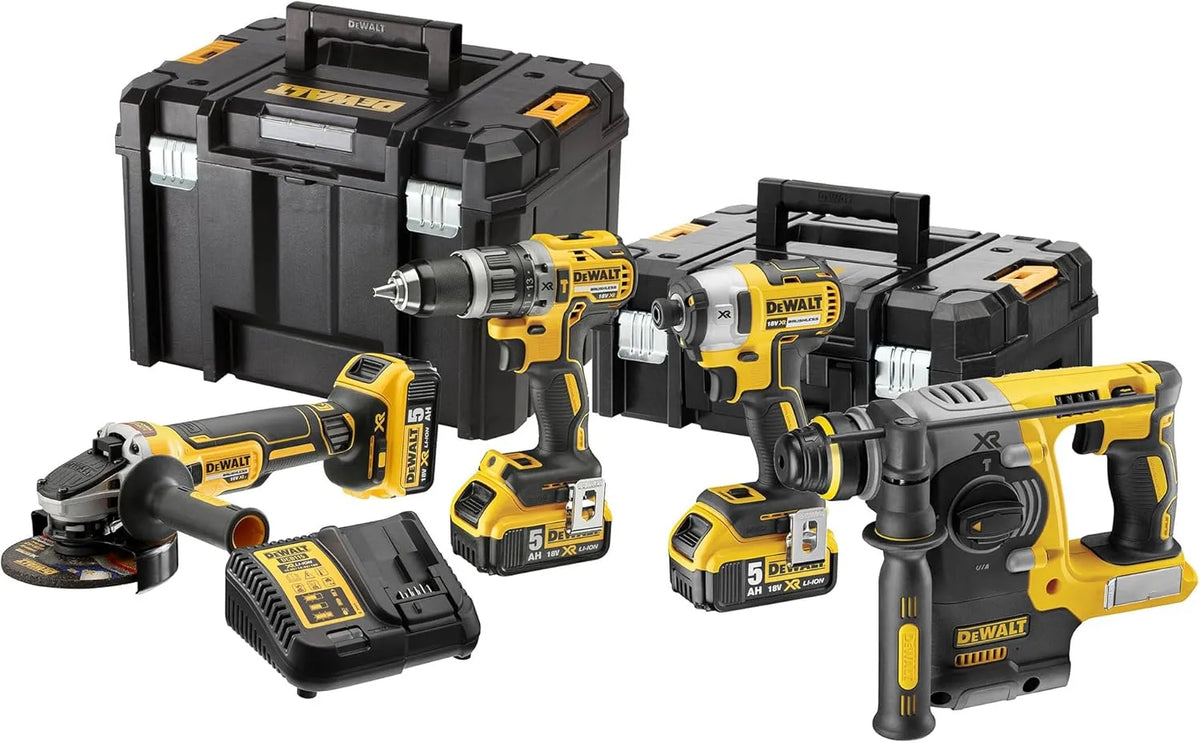 DeWalt Modell DCK422P3T-QW, Spannung 18V XR bürstenloses Set, 3 x 5Ah, 4 Stück