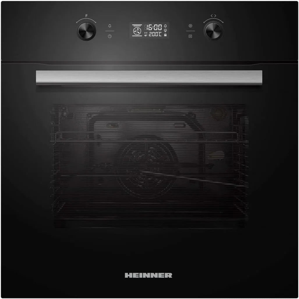 Backofen HBO-M709GCDRC-GBK 5-Jahres-Garantie Einbau, 9 Funktionen inklusive. Grill, Heißluft, Energieeffizienzklasse A, Schwarzglas, Touch-Display