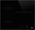 Smeg Kochfeld SE263TD1, Black glass, UNIVERSAL-Glaskeramik