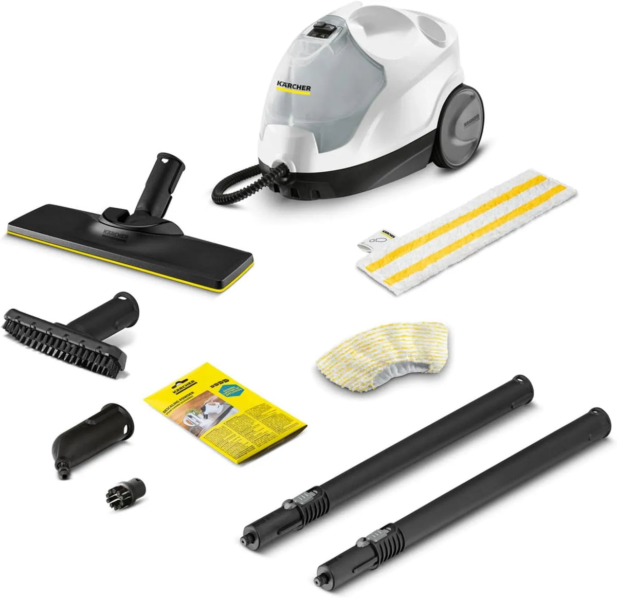 Kärcher Dampfreiniger 2-Tank-System, SC 4 EasyFix, Dampfdruck: 3,5 bar, Leistung: 2.000 W, Fassungsvermögen 0,5 l + 0,8 l, Aufheizzeit: 4 min.
