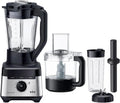 Braun Standmixer Smoothie2Go JB7568BK, PowerBlend 7, Fassungsvermögen 600 ml To-Go Becher, Hochleistungs mit 30.000 U, Leistung 1400W, Shakes & Saucen