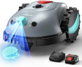 Kamera V100, YARDCARE Mähroboter ohne Begrenzungskabel Rasenroboter mit, Vision Navigation, Hindernisvermeidung, Spiralschnitt