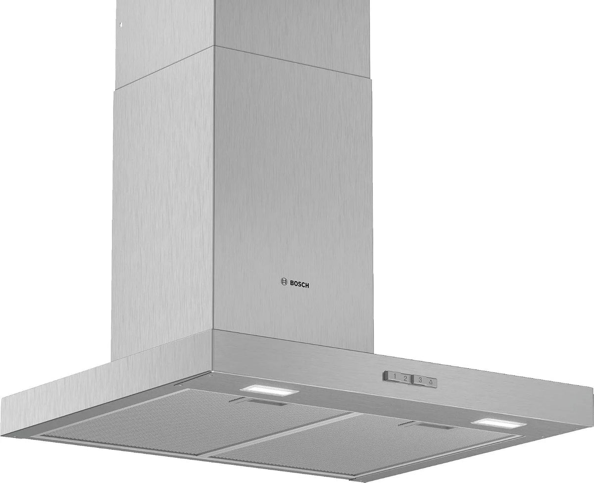 Bosch Modell, Serie 2 Wandesse DWB66BC50, 60 cm breit, Fassungsvermögen 3 Leistungsstufen, Um- & Abluft, Made in Germany, Drucktastenschalter