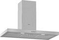 Neff Dunstabzugshaube D92BBC0N0, Breite 90 cm, Wandhaube, Doppelflutiges Hochleistungsgebläse, Edelstahl