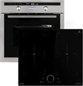 Induktionskochfeld EB8013ED IH85904FZ SET8013IH594FZ, Drehspieß, Grill, Teleskopauszüge, Autarkes Herdset: 60cm Einbaubackofen + 59cm, Heißluft