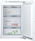 Bosch Gefrierschrank GIV21AFE0, 88 x 56 cm Nische, Flachscharnier, LowFrost seltener abtauen, Serie 6 Einbau, Fassungsvermögen 97 L, Made in Germany