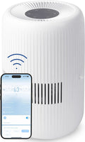 600, für Räume bis ² Comedes Umecto, Tank 4 l, 7 Farben Luftfeuchtigkeitsindikator, Smart-Home fähig, Kaltverdunstung, Automatikmodus