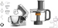 Kenwood Küchenmaschine KVC85.004SI KAH65.000PL, Titanium Chef Baker mit integrierter Waage & MultiPro Multi-Zerkleinerer