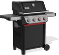 Gasgrill E-425 Weber Spirit GBS, Leistung 12,4 kW, 61x45 cm Grillfläche, 4 Edelstahlbrenner, GBS Gusseisenrost, Elektronisches Zündsystem