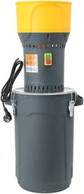 Mit Eimer Elektrische Getreidemühle, 1000 Watt Elektromotor,6,5L Einfülltrichter, mit 25L Eimer, Gewicht 300 kg, fünf Siebe inklusive.