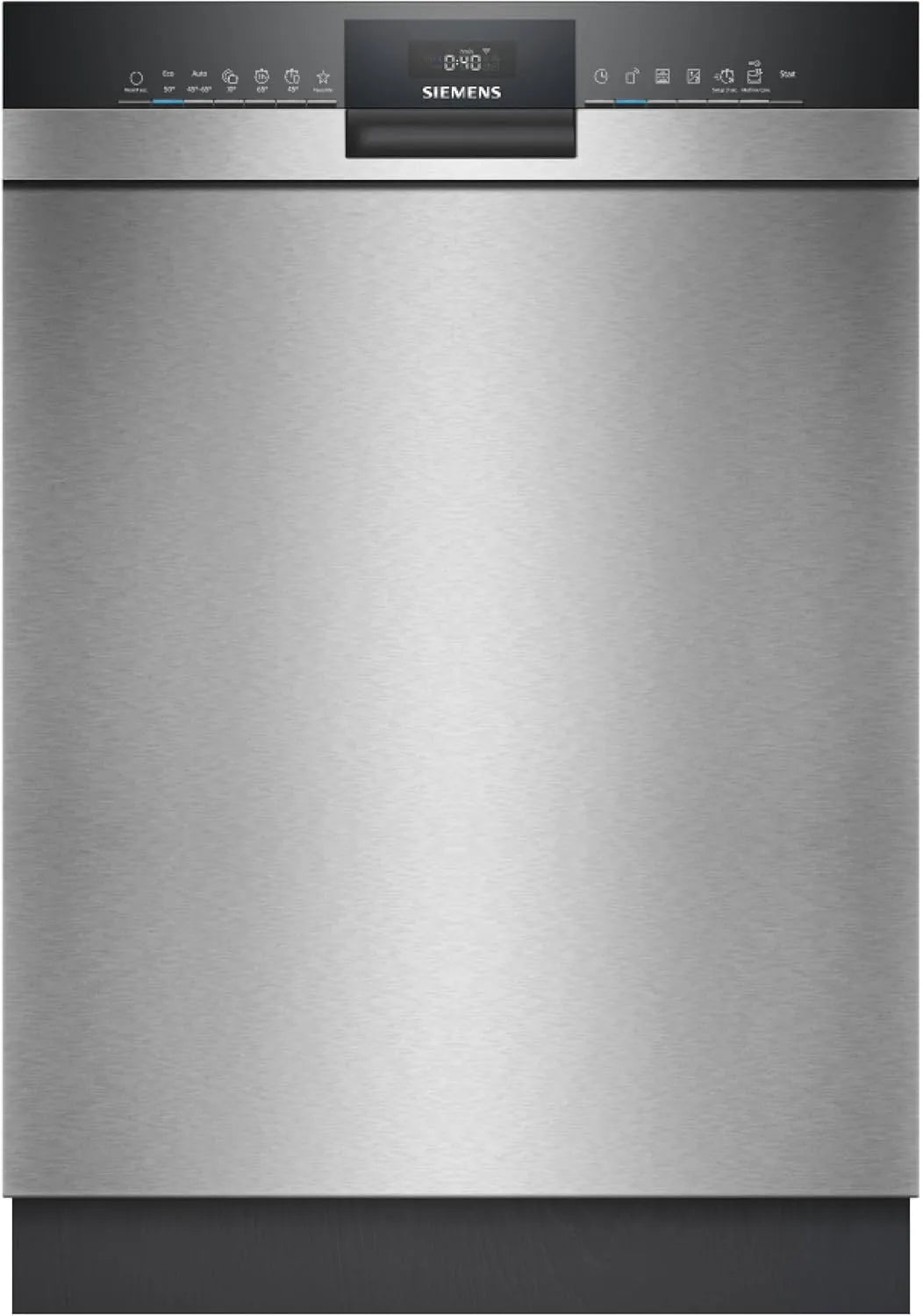 Siemens Geschirrspüler SN43HS10TE iQ300, 3-fach rackMatic, Smarter Unterbau, Edelstahl, varioSpeed Kurzprogramm, 60 cm breit, ckkorb, aquaStop