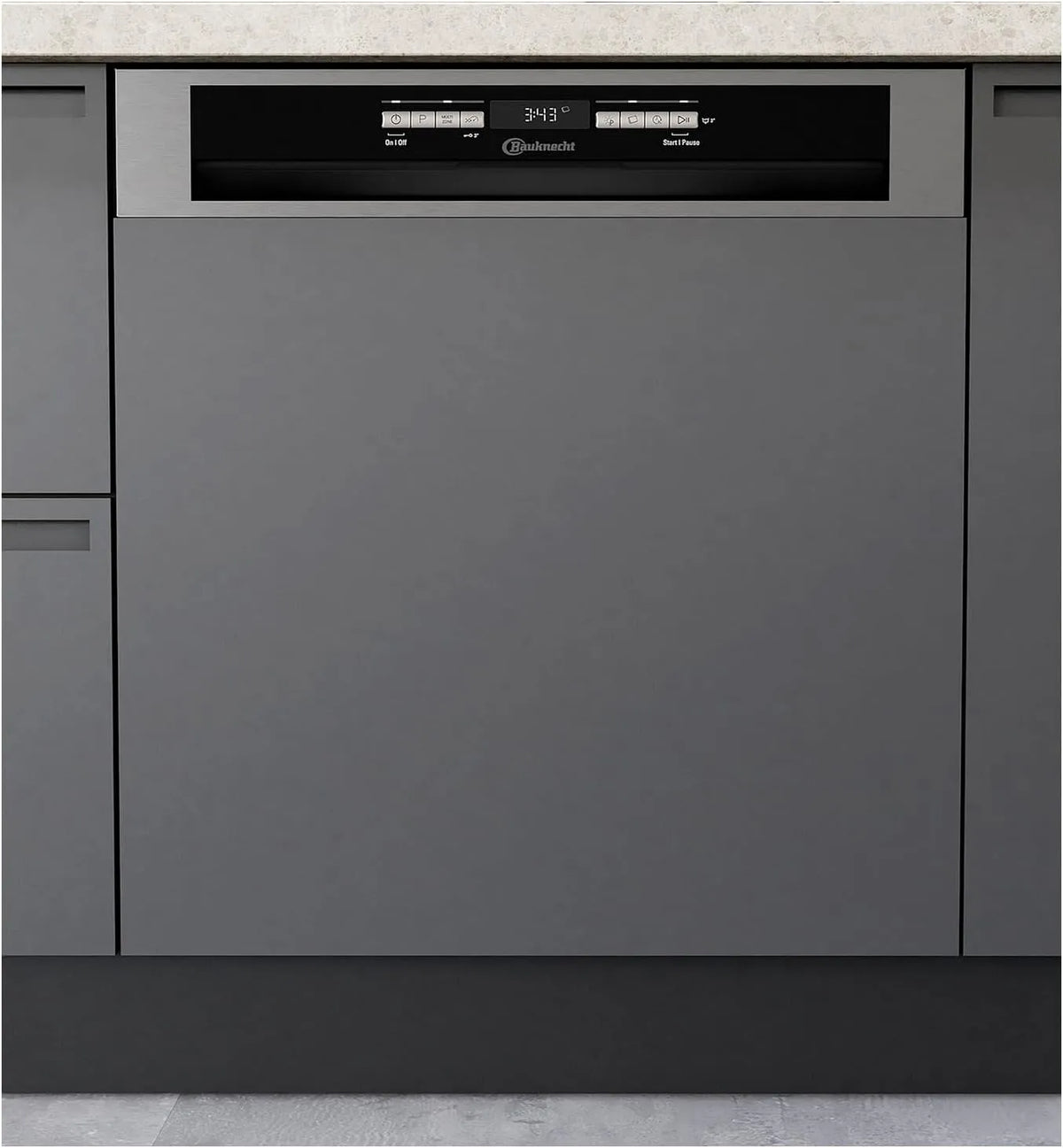 Bauknecht Geschirrspüler 3O539, BBO PLGT Integrierbarer 60 cm, 14 Maßgedecke, ActiveDry, PowerClean, ckschublade, LED-Innenbeleuchtung