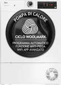 Hoover Wäschetrockner H-DRY 350 W EH9N2TBE-S, Gewicht 9 kg, 16 Betriebsprogramme, in freistehender Ausführung, Energieklasse D, App hon, Wärmepumpe